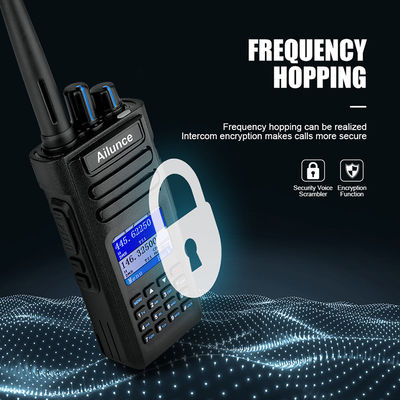 3200mAh 배터리 용량과 0.35kg 무게의 아마추어 라디오 알린코 트랜시버