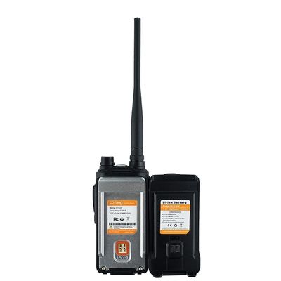 110x58x32mm 바오펜 UV-13 휴대용 UHF VHF 듀얼 밴드 아마추어 워키 토키 검은색