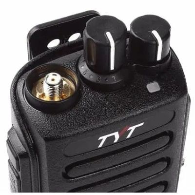 2200mAh 검은색 디지털 휴대용 월키-탈키 MD-680 VHF UHF 주파수 타입 직선