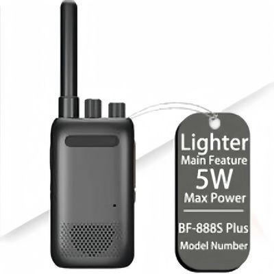건설 현장 및 공장용 물 저항 수준 IPX6 2W 4W 5W 워키 토키