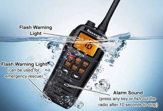 최근 RS-37m IP67 방수 5W VHF 2 Way 장거리 워키 토키 해양 라디오