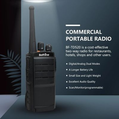 216g 직선 Bf-TD520 DMR 라디오 워키-토키 128개의 저장 채널과 함께 저렴한 가격
