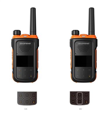 2024 바오펜 UV-12 쌍 대역 워키 토키 에어폰과 2200mAh 배터리 용량