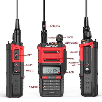 128 채널 바오펜 UV-9r PRO IP68 월키 토키 2024년 장거리 통신
