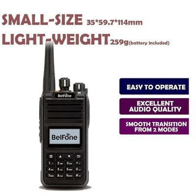 블랙 벨폰 Bf-Td515 VHF UHF 라디오 장거리 5W 휴대용 무선 2 차원 상업용