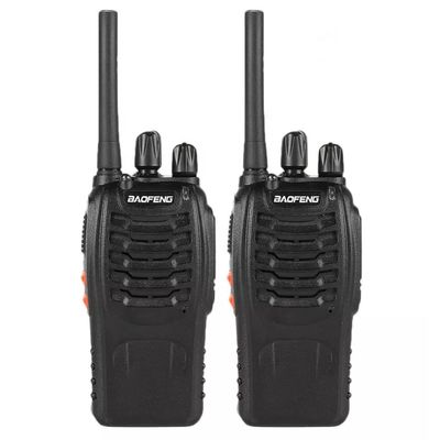 터미널 스타일 휴대용 UHF 라디오 워키-토키 Bf-888s 직선 0-10KM 통화 범위
