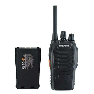 터미널 스타일 휴대용 UHF 라디오 워키-토키 Bf-888s 직선 0-10KM 통화 범위