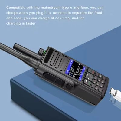 4G 듀얼 모드 워키 토키 Ptt SIM 카드와 함께 2 차원 라디오 글로벌 범위 UHF/VHF 스마트 폰 Jm-T350 2024년