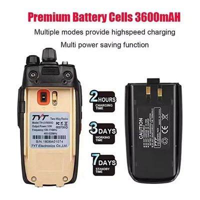 TH-UV8000e 햄 워크 토키 10km 장거리 및 VHF 136-174 주파수 범위