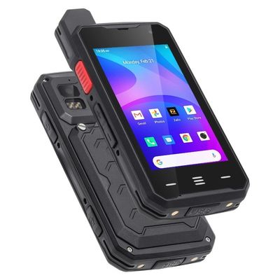 블랙 유니와 F101 4인치 터치 스크린 젤로 IP65 방수 포크 라디오 4G 안드로이드 워키 토키 NFC와 SOS 버튼 2024