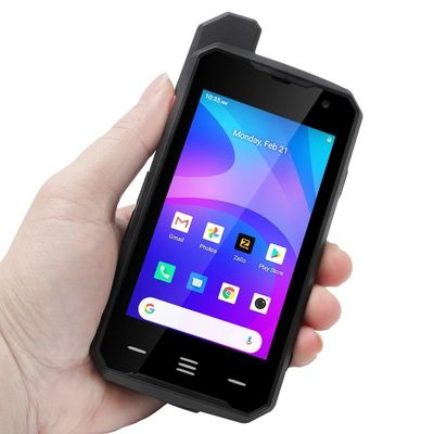 블랙 유니와 F101 4인치 터치 스크린 젤로 IP65 방수 포크 라디오 4G 안드로이드 워키 토키 NFC와 SOS 버튼 2024