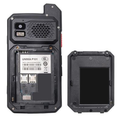 블랙 유니와 F101 4인치 터치 스크린 젤로 IP65 방수 포크 라디오 4G 안드로이드 워키 토키 NFC와 SOS 버튼 2024