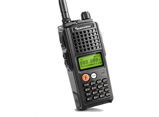 블랙 워키 토키 4000mAh 배터리 용량과 복수 주파수 스캔