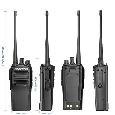 138*61*38MM 바오펜 Bf-1909 10W UHF 햄 라디오 인터콤 트랜시버 C 타입 워키 토키