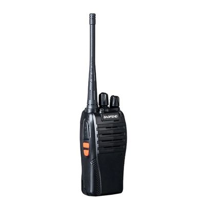 노란색 바오펜 BF-999S 워키 토키와 Vox PC 프로그래밍 및 비상 경보