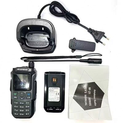 바오펜 UV-21 월키 톡 휴대용 햄 라디오 C 타입 및 1400MAH 표준 배터리
