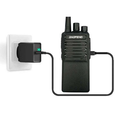 검은색 Bf-C5 UHF 안드로이드 USB 충전기 Vox PC 프로그래밍 무선 워키 토키 디지털 모델 XIR P3688 DP1400 CP200D DEP450