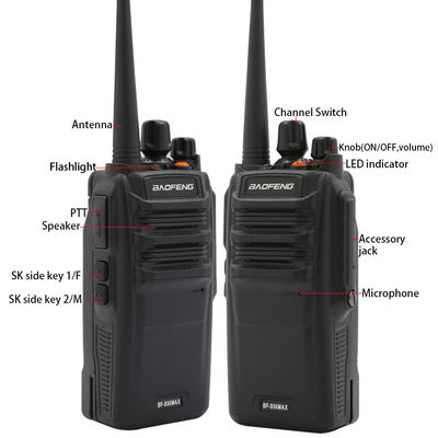 400~480MHz 휴대용 무선 워키 토키 타입 GMRS 16CH 저장 채널