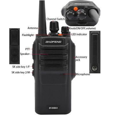 400~480MHz 휴대용 무선 워키 토키 타입 GMRS 16CH 저장 채널