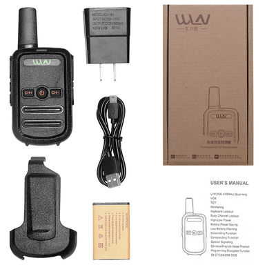 WLN KD-C52 워키 토키 하위 상위 3-5KM 범위 주파수 범위 400-470MHz 최고