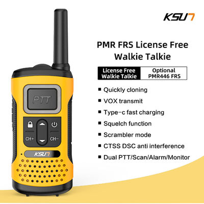 휴대용 UHF KSUN GZ32 PMR FRS 라이선스 클론 해독 기능과 함께 무료 쌍방향 라디오