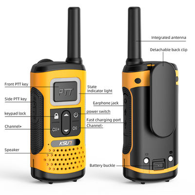 휴대용 UHF KSUN GZ32 PMR FRS 라이선스 클론 해독 기능과 함께 무료 쌍방향 라디오