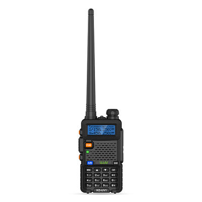 283.4g 장거리 워키 토키 KD-UV1 듀얼 밴드 UHF400-470MHz VHF136-174MHz 개인 곰팡이
