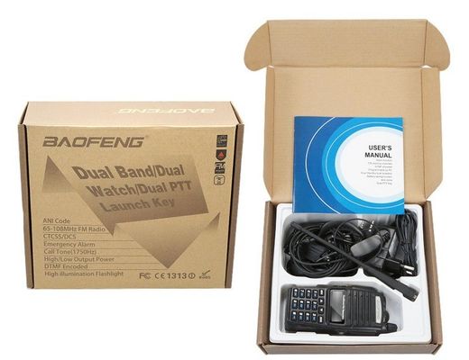 220g 블랙 UV82 8W BAOFENG 듀얼 밴드 2 웨이 워키 토키 UV-82 및 최고 판매 라디오