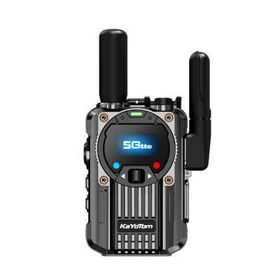 4G POC 주황 합금 워크 토키 FM 라디오 기능과 PTT 전용 지원