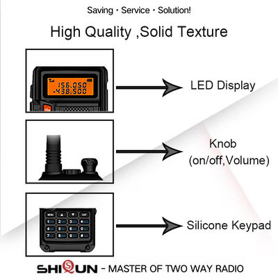 8W 출력 전력 Baofeng UV-5R 플러스 Tri-Power 햄 라디오 트랜시버 USB-C 충전