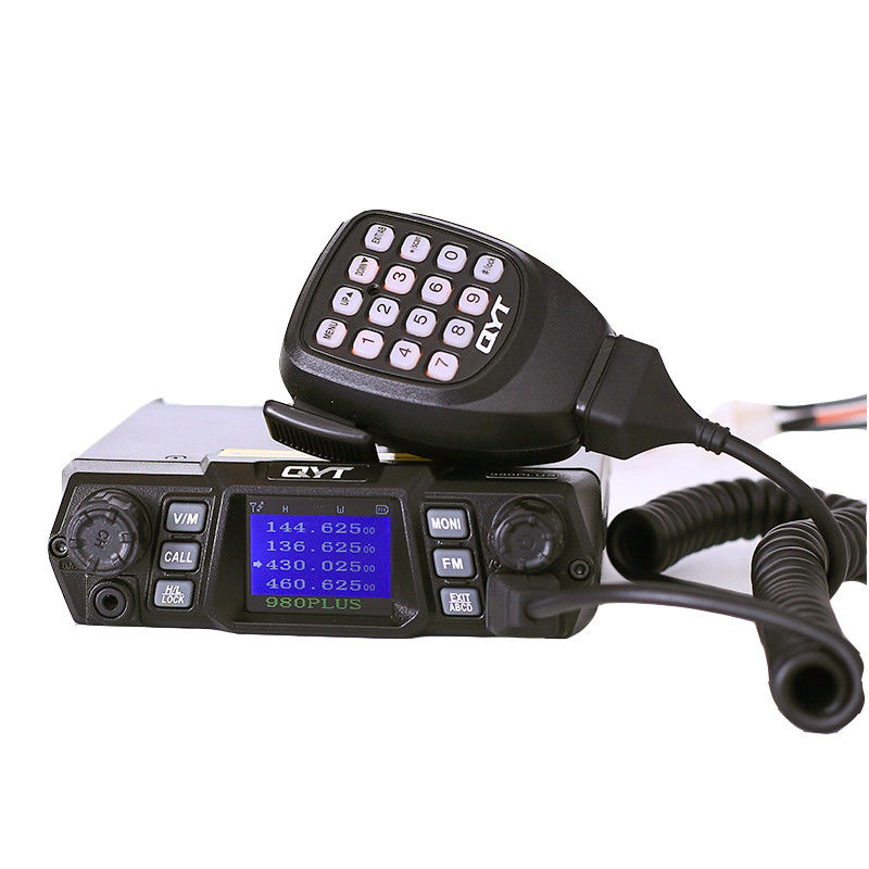QYT KT-980plus 자동차 모바일 라디오 VHF 75W UHF 15-30km 차량용 워키 토키