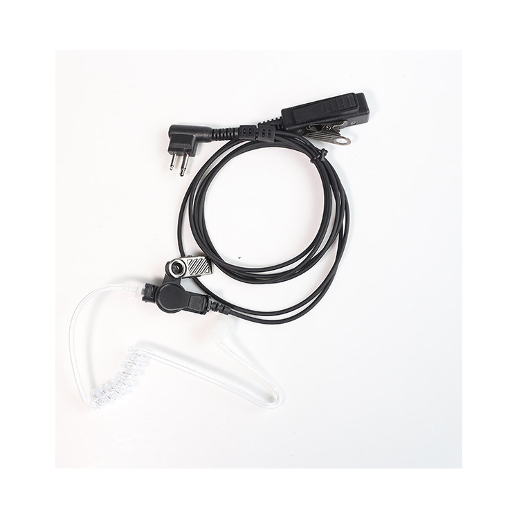 블랙 마이크 노이즈 캔슬링 귀기 3.5mm 커넥터 워키 토키 헤드셋