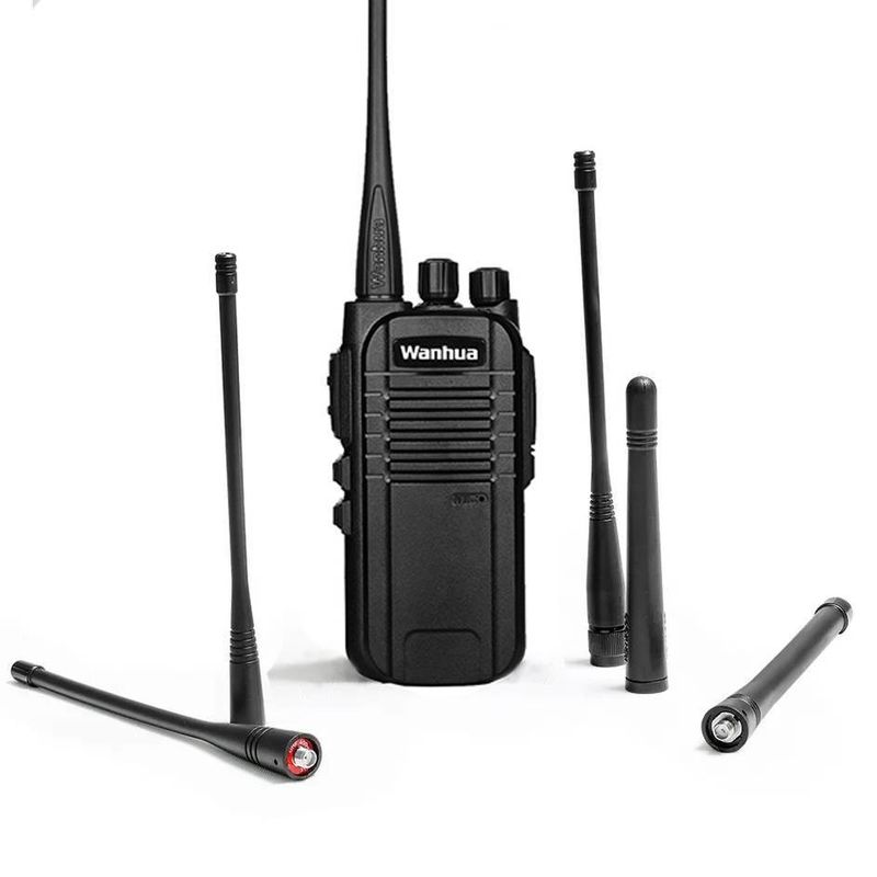 Wanhua UV6S UV9R 워키 토키 VHF136-174 UHF400-470용 5dBi 가인 듀얼 밴드 안테나