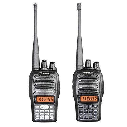Wanhua WH118 휴대용 라디오 워키 토키 2W 출력 전력 듀얼 밴드 UHF VHF 장거리