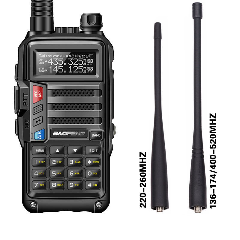 쌍방향 워키 토키 VHF UHF 주파수 유형 3.7V 작동 전압