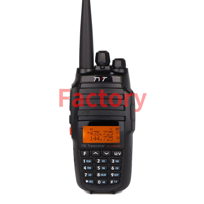 10W 듀얼 밴드 FM SDR 라디오 TYT 8000D DMR UV-8000D 5-10km 통화 범위를 위한 워키 토키