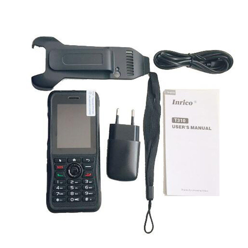 4G 네트워크 쌍방향 라디오 젤로 T310 견고한 4G Poc 휴대 전화 2.4 인치 작은 키보드