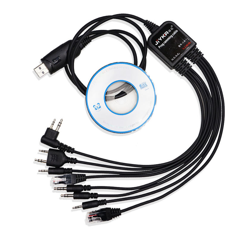 다기능 8인1 USB 프로그래밍 케이블: 바오펜 UV5R UV82 TYT 야예스 워키 토키