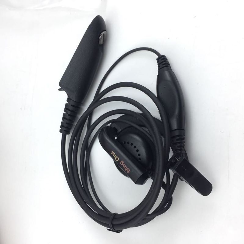 월키 토키 유선 헤드폰 검은색 모토로라 GP328 GP340 GP380과 호환