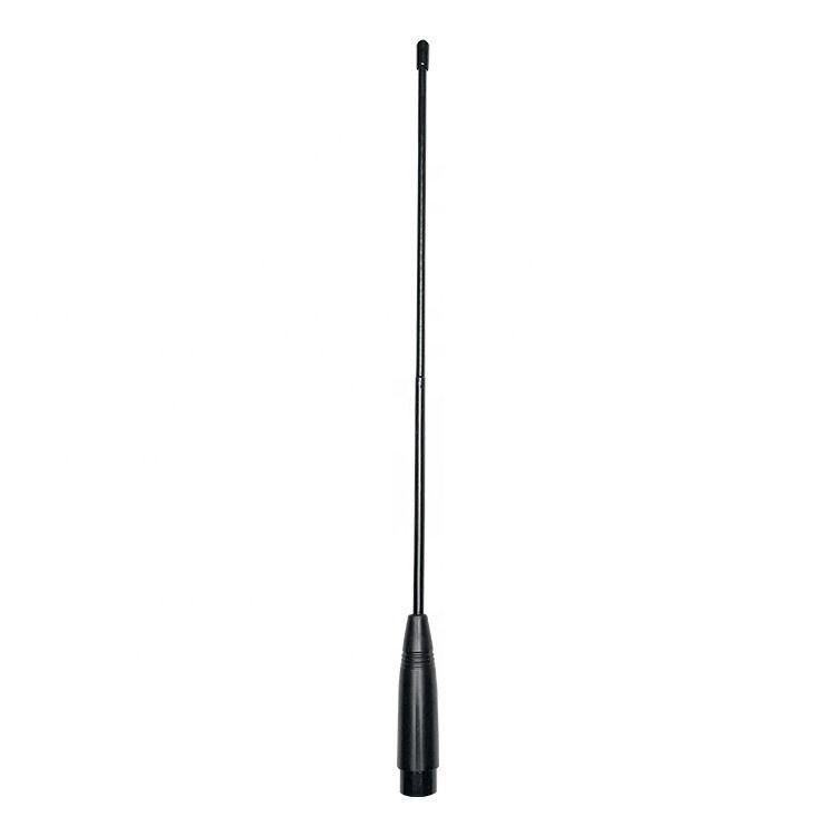 1.5W 출력 전력 듀얼 밴드 VHF/UHF 144/430MHz 굽힐 수 있는 화이트 모바일 라디오 안테나