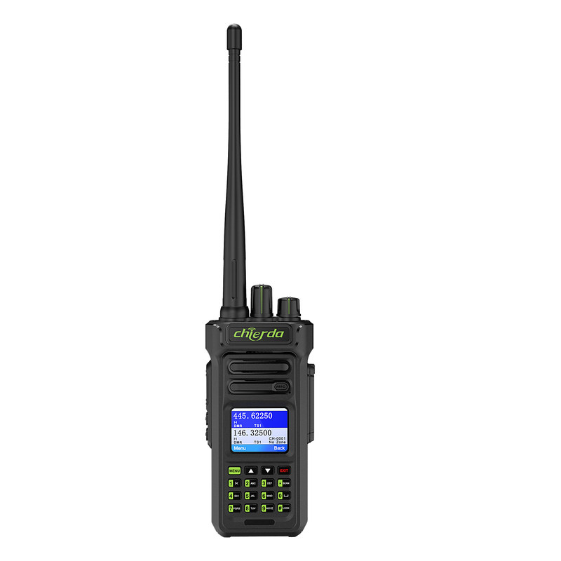GPS IP67 디지털 워키 토키 VHF UHF 트랜시버 통신 150*64*40mm