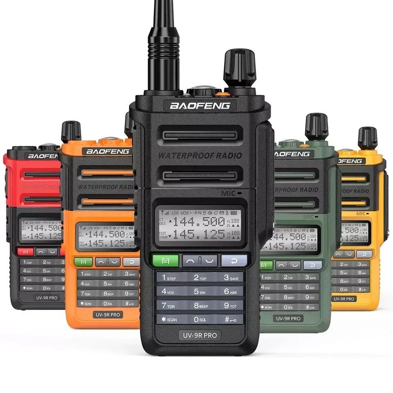 GMRS 워키 토키 타입 바오펜 UV-9R PRO 방수 IP68 장거리 UHF/VHF 햄 라디오