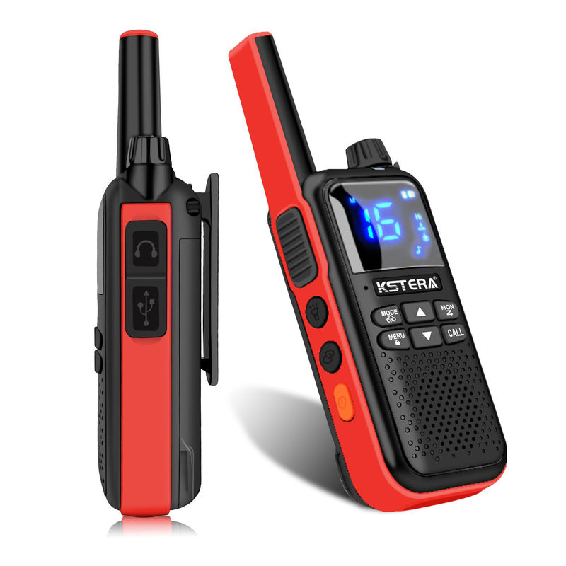 CE 승인된 KST AT100 물 막 Walkie Talkie T82 T80 T62을 위한 파란 치아 귀기
