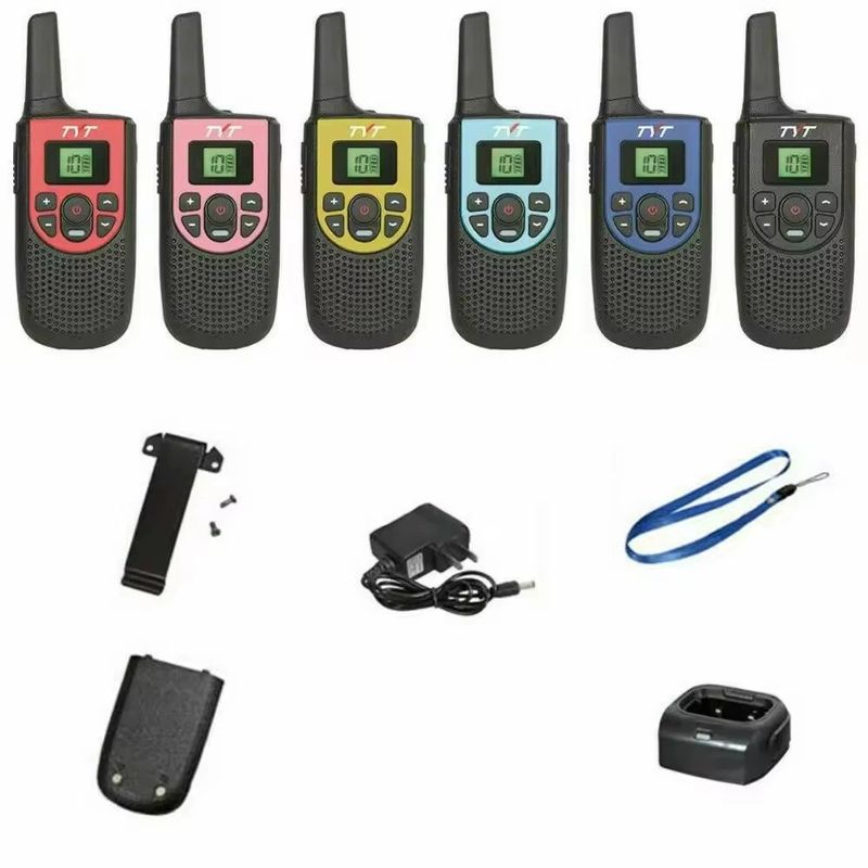 2024년 제품 월키 토키 충전기 PMR446 라디오 8 와트 출력 110*55*32mm