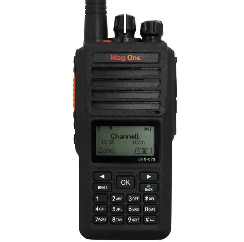 햄 워키 토키 IP67 방수 디지털 인터컴 Evx-C79 휴대용 Dmr 쌍방향 라디오