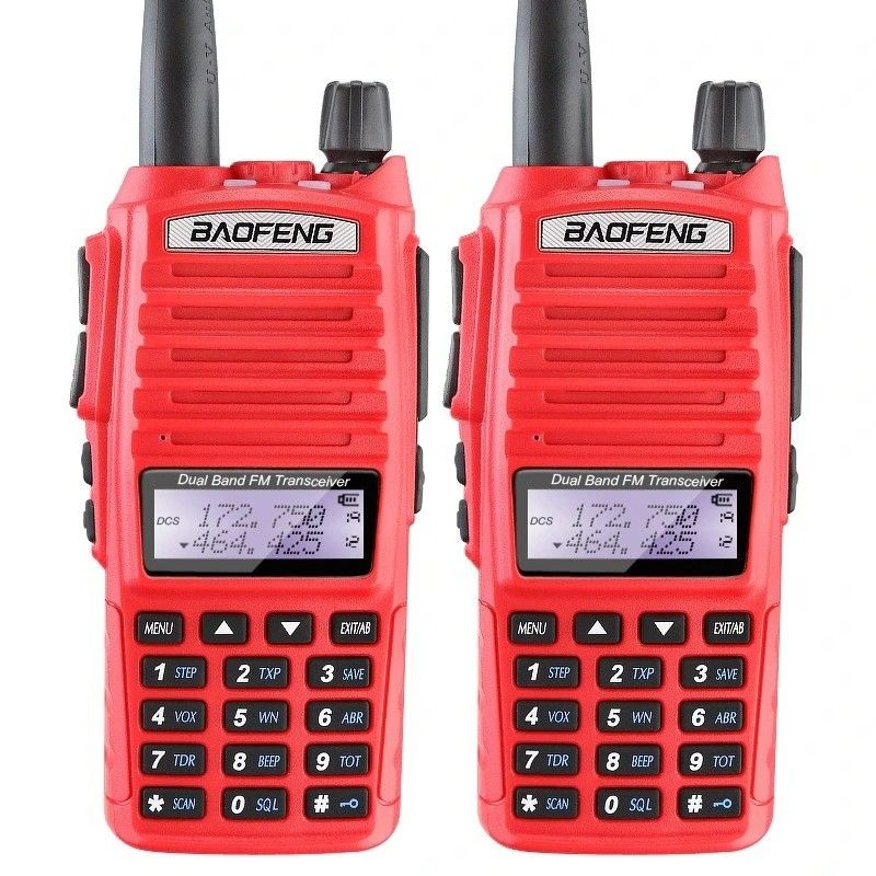 바오펜 UV-82 UHF/VHF 이중 주파수 휴대용 워키-탈키 고전력 및 효율성