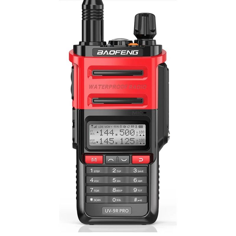 128 채널 바오펜 UV-9r PRO IP68 월키 토키 2024년 장거리 통신