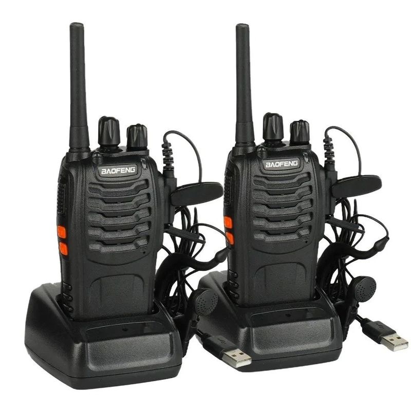 바오펜 Bf-88E 1500mAh FRS 및 햄 라디오를 위한 쌍방향 휴대용 워키 토키 2024년