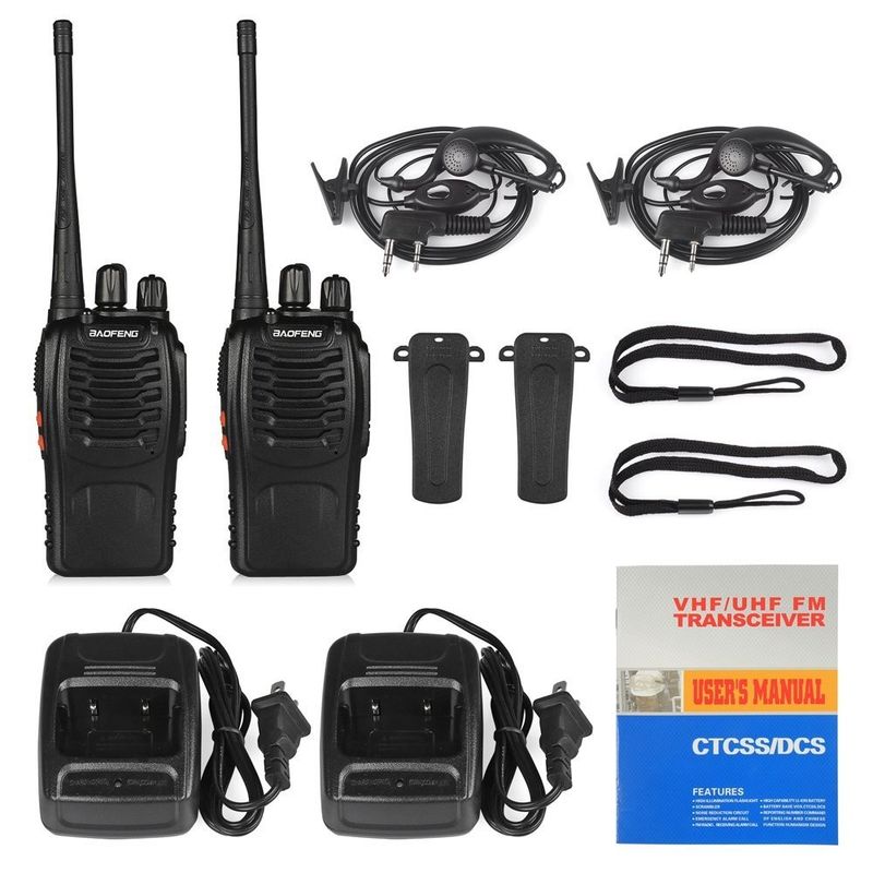 50Ω 안테나 임페던스 바오펜 BF-888s A 페어 BF-888s Uhf 라디오 핸드헬드 워키 토키