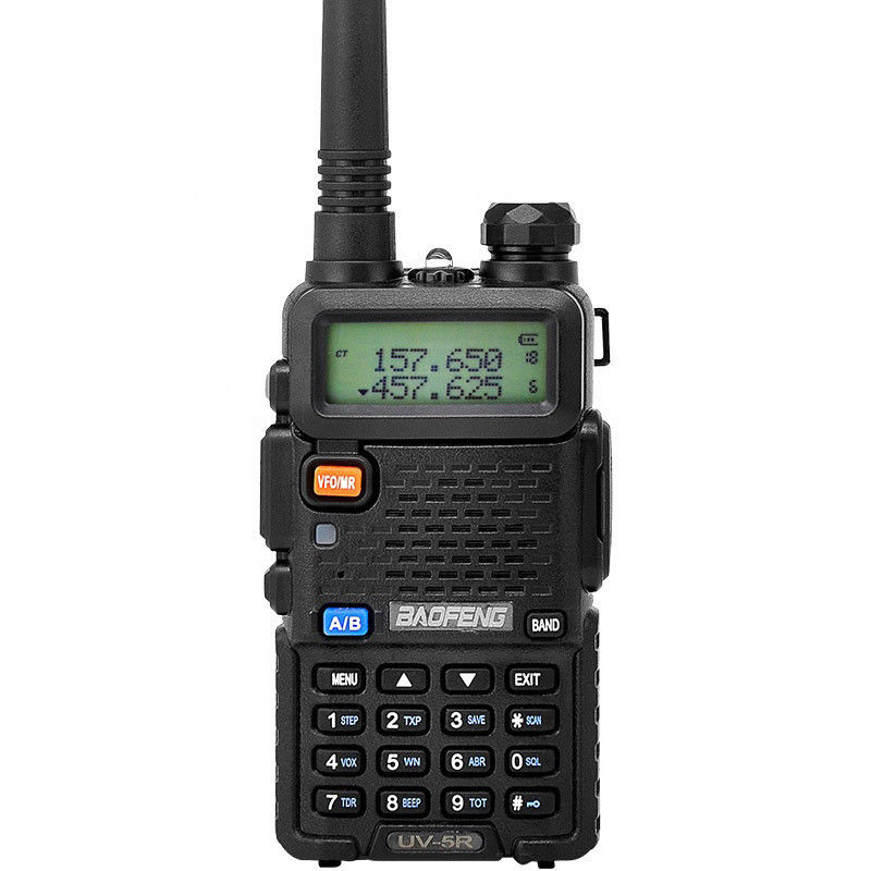 128 채널 바오펜 UV-5R 워키-탈키 방수 5-10KM 범위 VHF UHF 주파수
